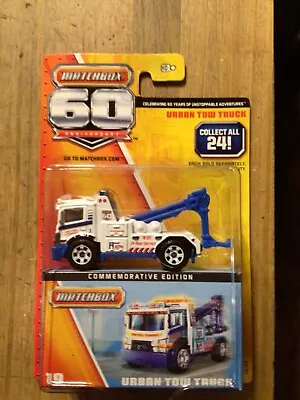 New Factory Sealed 2012 Matchbox 60th Anniversary URBAN TOW TRUCK • $10