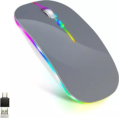 LED Wireless Mouse For Macbook Air/Macbook Pro/Laptops/Windows/MacRechargeabl • $10.68