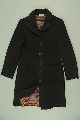 Missoni Women's Wool Coat Gray Made In Italy Size 44 / 38 • $170