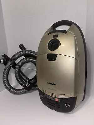 Miele S548 HS05  (Champagne) Canister Vacuum W/ Hose See Photos Tested Works • $249.95