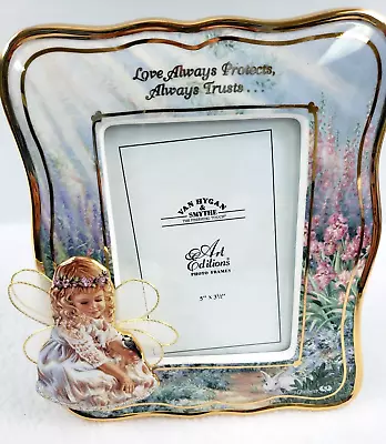 Van Hygan & Smythe Porcelain Frame Heaven's Little Angels Love Always Protects • $25