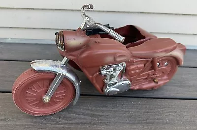 Vtg GI Joe MOTORCYCLE & SIDE CAR 12  Figure 1960s IRWIN • $49.99