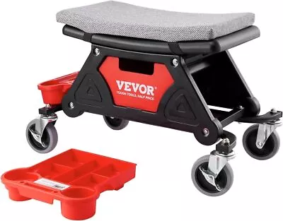 Mechanic Stool 300 LBS Capacity Garage Stool With Wheels Heavy Duty Rolling  • $56.62