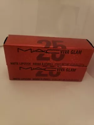 *LIMITED EDITION* M.A.C Viva Glam I Lipstick - NIB Set Of 2 Boxes • $29.93