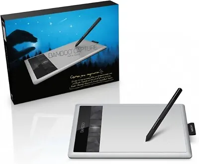 Wacom Bamboo Capture Pen And Touch Tablet (CTH470) - Silver • $29.99