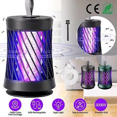 Mosquito Killer Lamp Bug Zapper Indoor Outdoor Mosquito Catcher Night Light Safe • $14.84