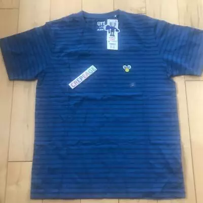 Kaws X Uniqlo   BFF   Striped Tee / Blue  / Size M • £59.99