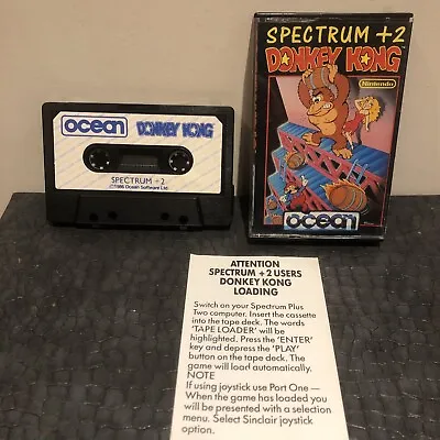 ZX Spectrum +2 - Donkey Kong By Ocean - Complete 1986 • £9.95