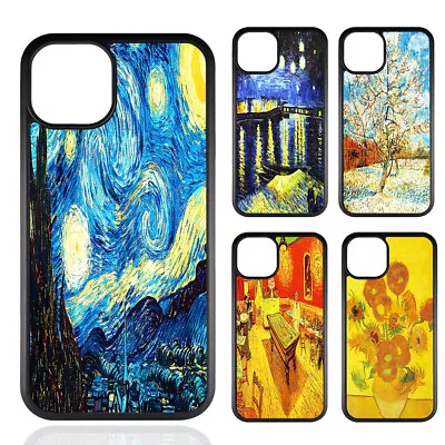 Van Gogh Starry Nights Sublimation Plate Phone Case Fit For IPhone 15 14+ &S23+ • $9.89