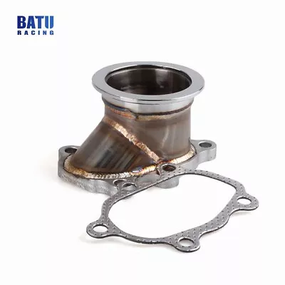 Turbo Down GT25 GT28 T25 T28 5 Bolt Flange To 2.5 /63mm V Band Adapter +Gasket • $29.99