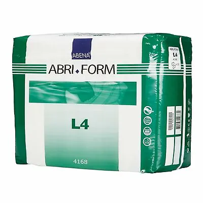 $22.80 • Buy Abena Abri-Form Comfort L4 Incontinence Brief L Contoured 4168 12 Ct