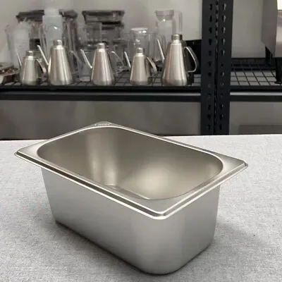 1/4 Stainless Steel Bain Marie Tray Pan GN For Gastronorm • $21