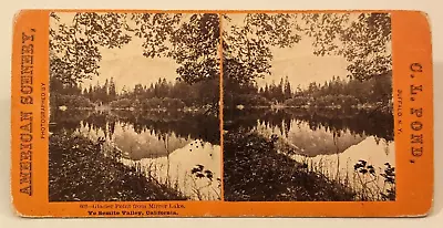 Yosemite Valley California C.L. Pond Stereoview Photo Mirror Lake 602 • $25