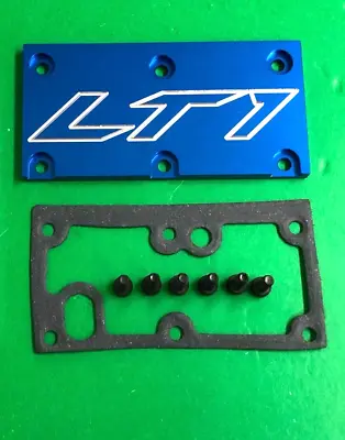 Fit LT1 93-97 Corvette Throttle Body Cover Plate Camaro SS Z28 Aluminum BLUE • $30.99