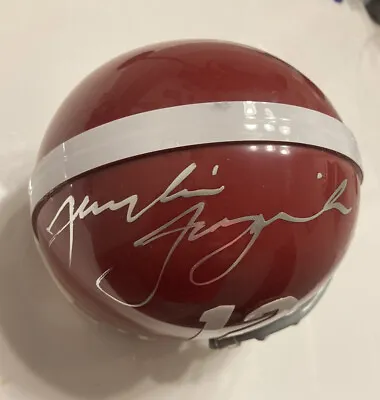 Taulia Tagovailoa Riddell Mini Helmet Signed Alabama Maryland • $75