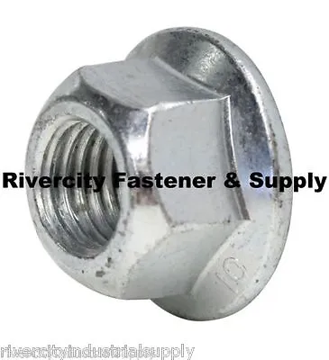 (5) M14-2.0 Metric Hex Flange All Metal Lock Nuts 10.9 DIN 6927 Zinc M14x2.0 • $12.88