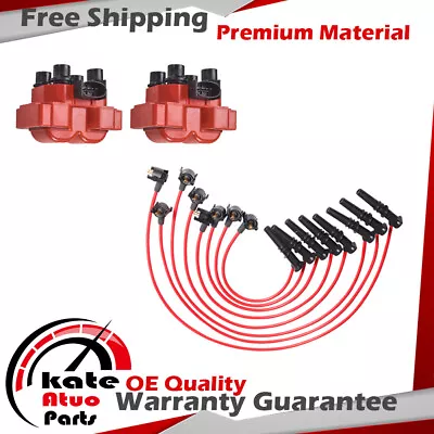 Performance Ignition Coil+Racing Wireset FD487 For 89-03 Ford Mustang 4.6L V8 • $127.22