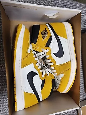 Nike Air Jordan 1 Retro High OG ‘Yellow Ochre’ Mens Size US 10 Brand New • $190