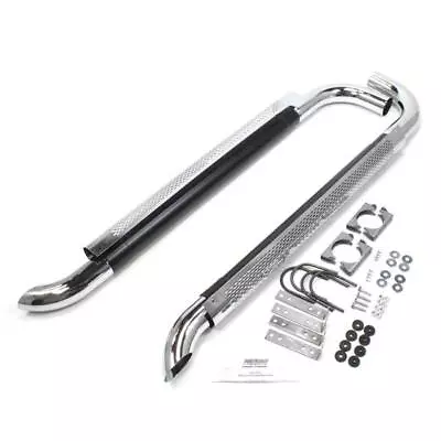 Patriot Exhaust H1080 Chrome Side Pipes W/Mufflers 80 Inch PR • $542.95