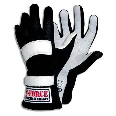 G-FORCE Racing Gear 4101CMDBK GF5 Racing Gloves Child Medium Black • $88.99