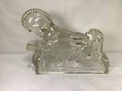 CC91 Vintage LE Smith Running Stallion Bookends/ Glass Art Deco Horse Bookends • $38