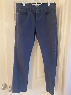 J Crew 484 Slim-Fit Garment-Dyed Five-Pocket Pant 30x30 Brilliant Blue • $12.50