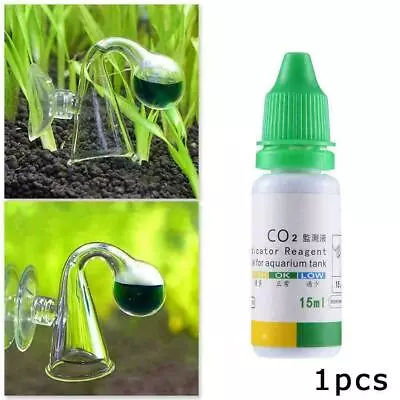 Carbon Dioxide CO2 Monitor Glass Drop Ball Checker Aquarium Tester • £2.12