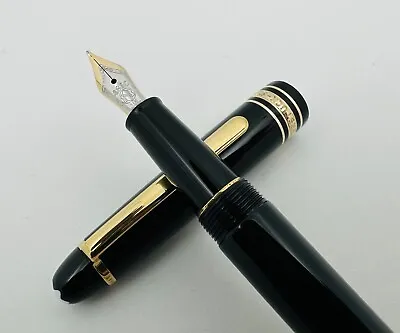 Montblanc Meisterstuck Chopin No. 145 Gold Plated Fountain Pen 14K Gold Nib • $299.99