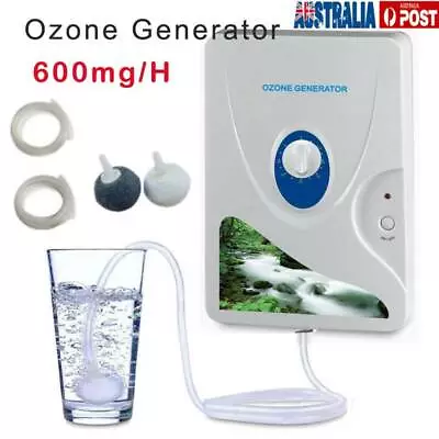 600mg/h Ozone Generator Sterilizer Air Purifier Water Vegetable Sterilizer 220V • $55.45