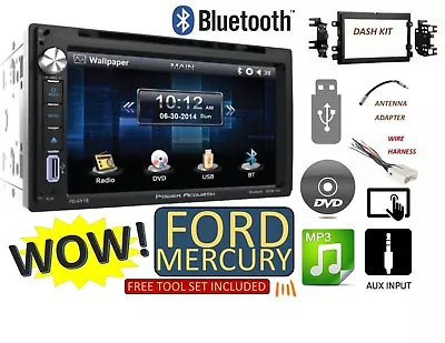 2004-2016 FORD F & E SERIES Bluetooth Touchscreen DVD CD USB CAR RADIO STEREO • $186.36