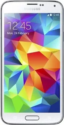 Samsung Galaxy S5 16GB Unlocked Smartphone Shimmery White As New - AU SELLER • $95