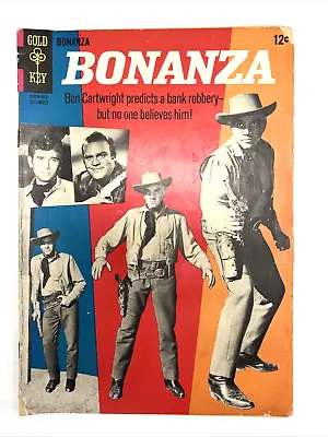 Bonanza No. 17 December 1965. Ben Cartwright. Vintage Gold Key. • $13.59