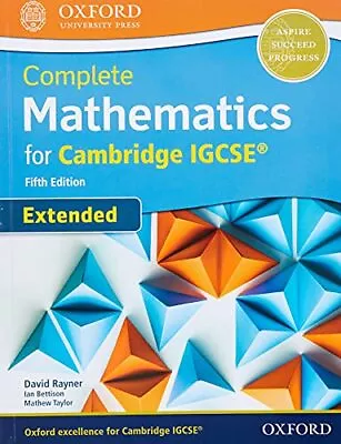 Complete Mathematics For Cambridge IGCSE? Student Book (Extended): With Website • £19.74