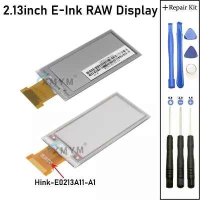 For Raspberry Pi Arduino 2.13 In E-Ink RAW 212x104 Display 3 Colours SPI E-Paper • £12.35