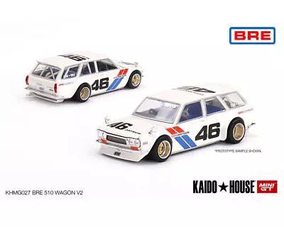 Datsun 510 Wagon BRE 027 Kaido House X MiniGT 1:64 Scale • $34.95