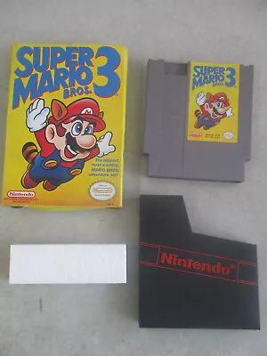 Nintendo Nes Super Mario Bros. 3 Game With Box Authentic • $26.55