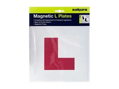 Sakura SS3337 Magnetic L Plates • £1.50