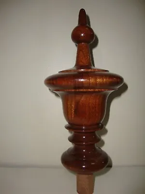 WOOD FINIAL UNFINISHED FOR NEWEL POST FINIAL OR CAP  Finial #40 • $38.95