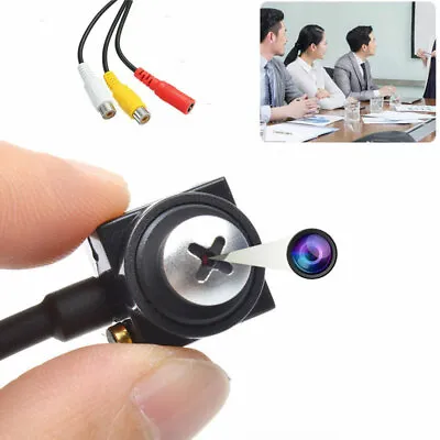 HD Mini White Screw Camera Hidden Micro CCTV Security Pinhole Video Cam With Mic • $9.99