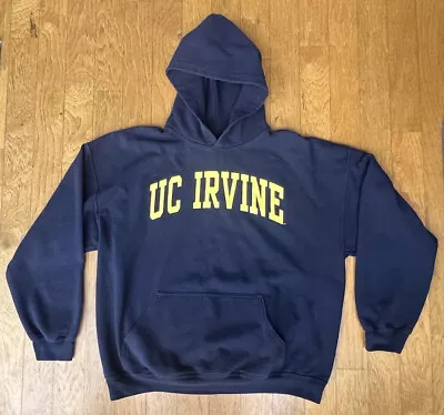 UC IRVINE Gildan Hoodie Sweatshirt One Pocket Blue University Size XL • $29.99