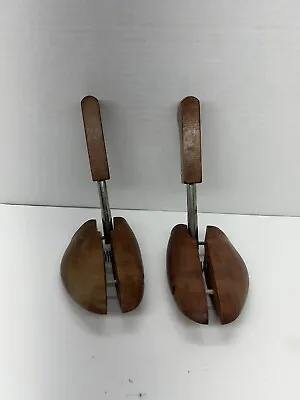 Vintage Rochester Shoe Tree Co. Gene No 4 Wood Split Toe Shoe Keepers Stretchers • $4.99