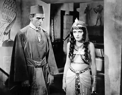 8x10 Print Boris Karloff Zita Johann The Mummy 1932 Universal #5622 • $14.99