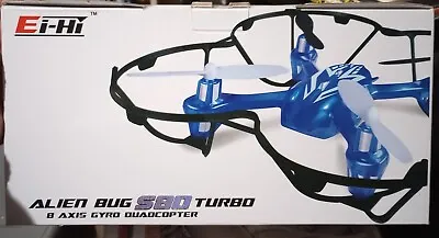 EI-HI Drone Alien Bug S80 Turbo 8 Axis Gyro Quadcopter Blue NEW • $54