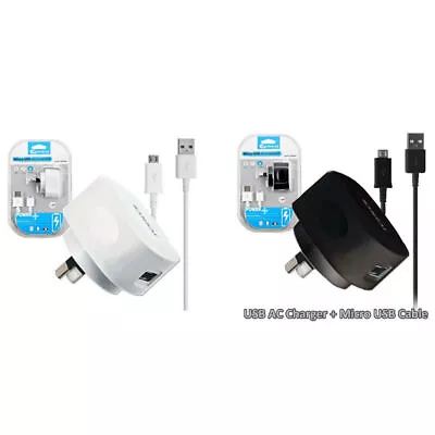 Wall USB Charger/Charge/Micro USB Charging Cable For Samsung Galaxy S4 S5/HTC/LG • $38