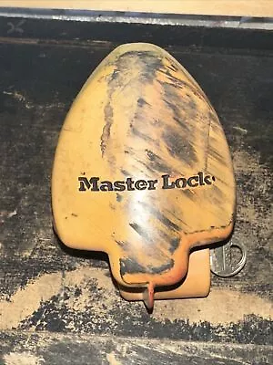 Large Master Lock Equipment Lock With Key Heavy Duty!! Steering Lock?? • $33.81