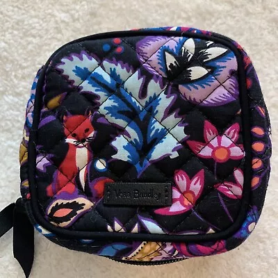 Vera Bradley Mini Travel Takes Zip Jewelry Case Foxwood Print Fox • $22