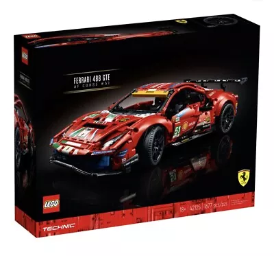 LEGO 42125 Ferrari 488 GTE “AF Corse #51” (Brand New In Box) • $295