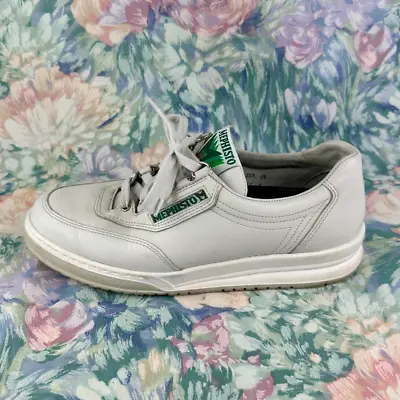 Mephisto Match Run Off Women US 8 Walking Athletic Comfort White Leather Shoes • $45.99