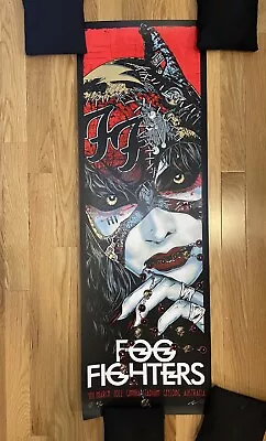 $139.99 • Buy Foo Fighers Geelong Concert Gig Poster March 4 Australia AP Edition Signed 65/75
