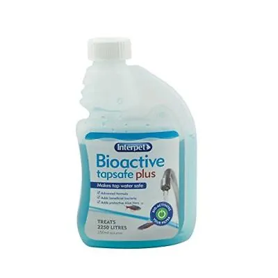 Interpet Bioactive Tapsafe Plus 250ml Aquarium Conditioner Aloe Vera 2250L • £8.75